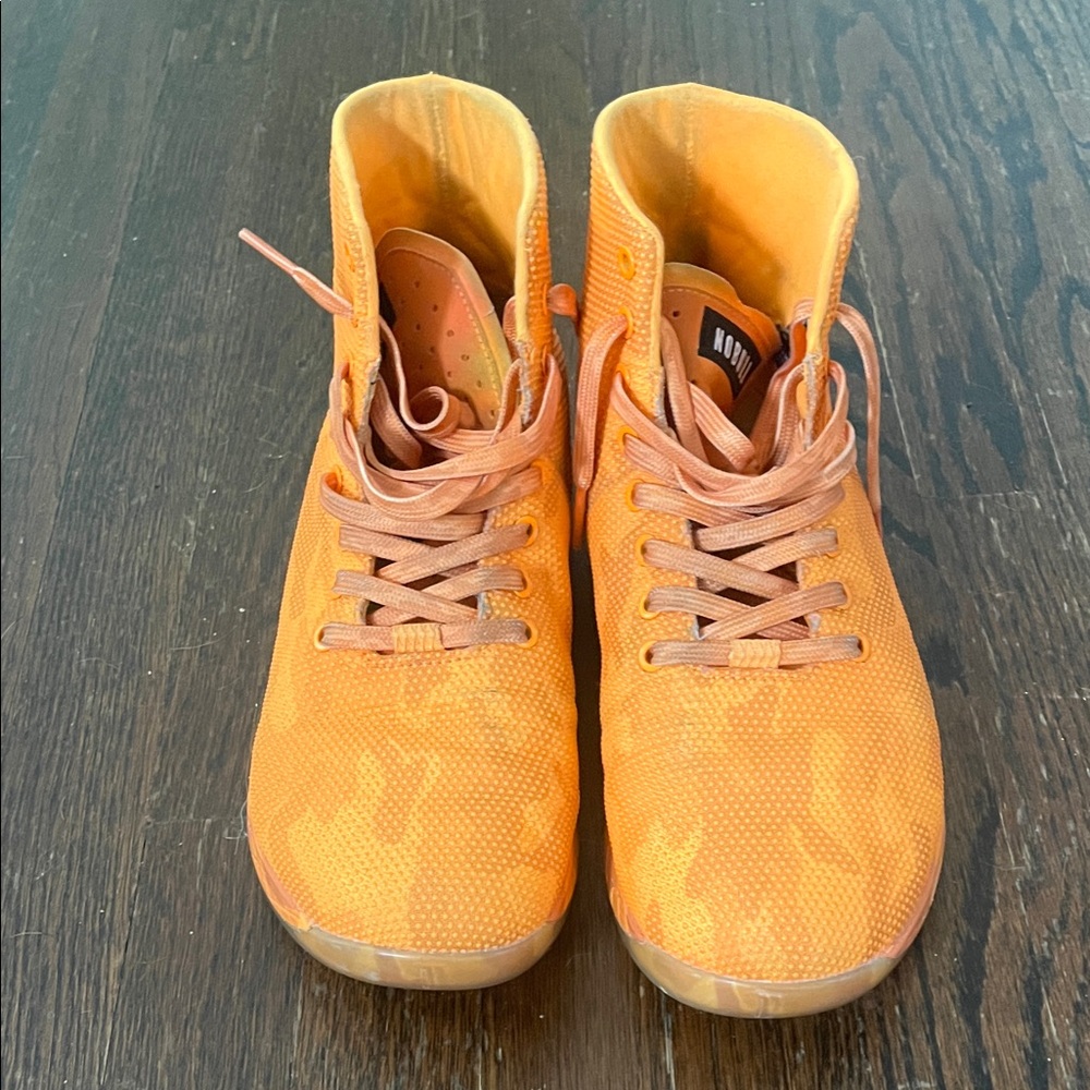 NOBULL Orange High-Top Sneakers